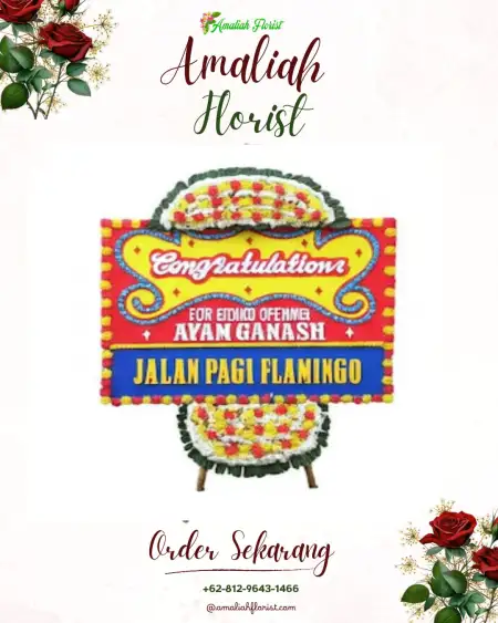 Sewa Papan Bunga Kedai Durian